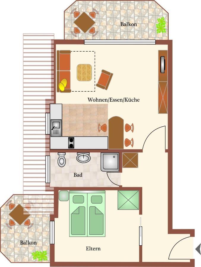 Ferienwohnung Haus Dünenglück Whg. 34 Cuxhaven Exterior foto